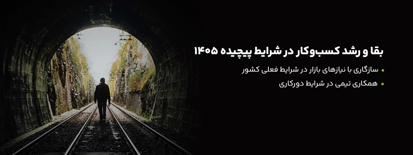 وبینار بقا و رشد کسبوکار در شرایط پیچیده ۱۴۰۵